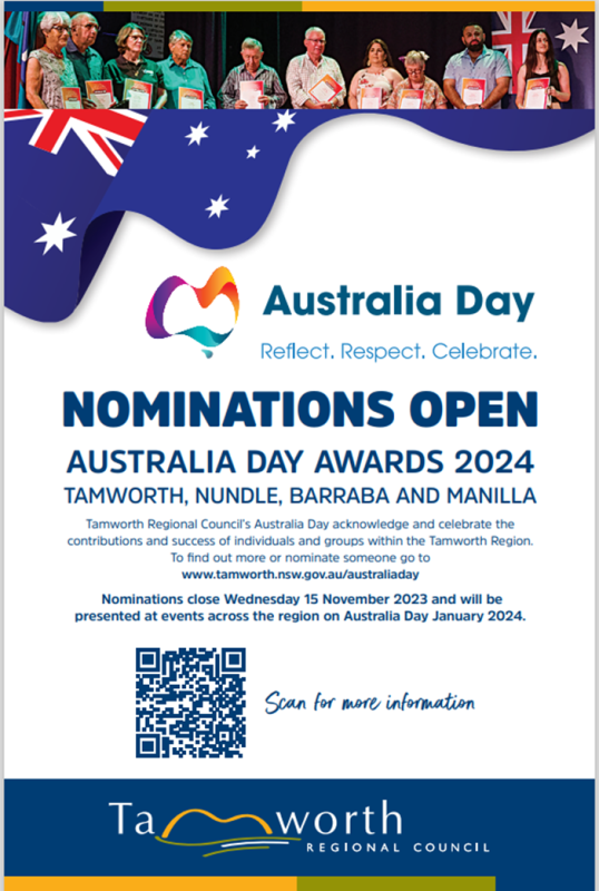 Australia Day nomination open - Barraba Community News